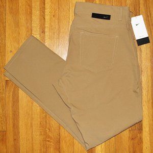 Nike Dri-Fit Repel 5 Pocket Golf Pants Mens size 36, Dark Driftwood